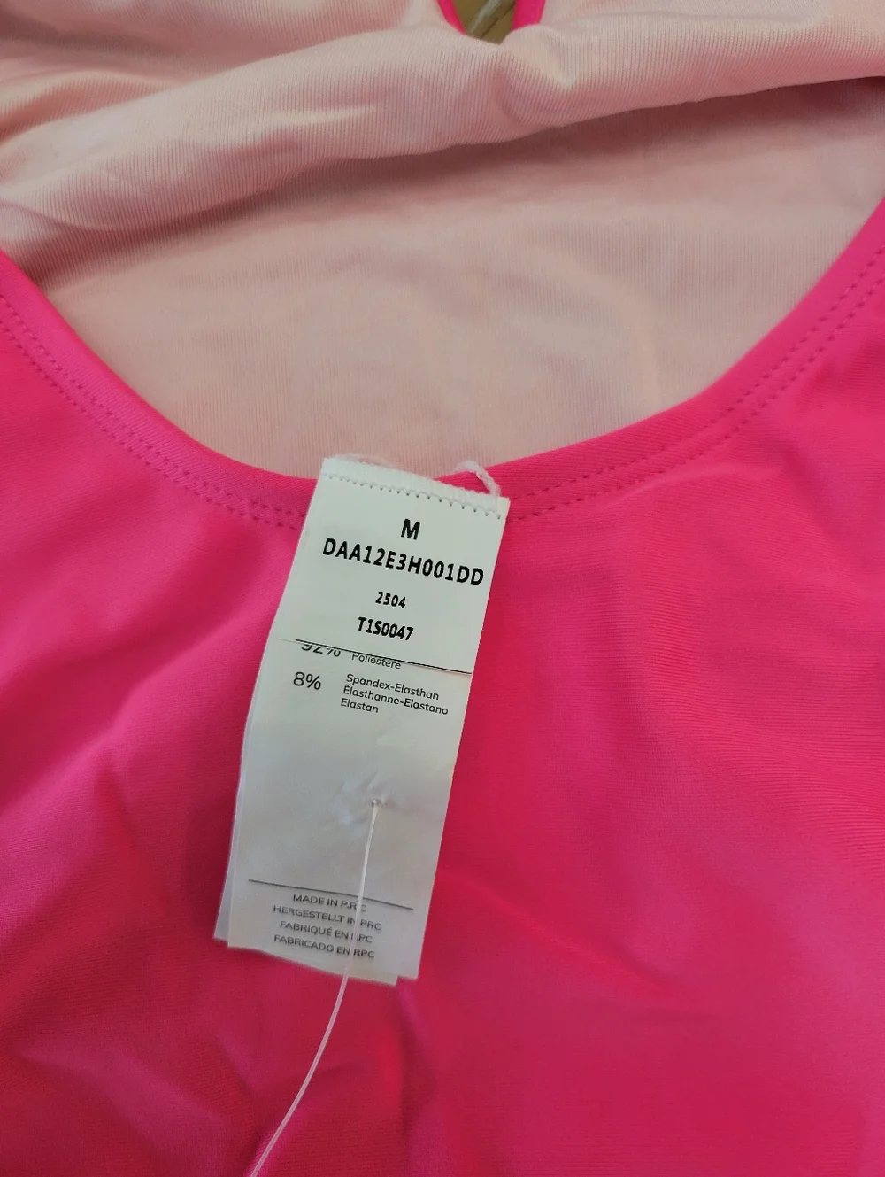Cupshe Women's V Neckline Swimsuit In Pink Size Medium NWT